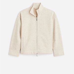 Madewell relaxed Mockneck knit Jacket